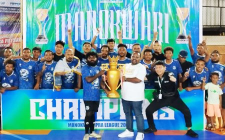 Bebika FC Sanggeng Juarai Manokwari Pra Futsal League 2025