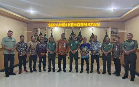 Pertamina Patra Niaga Regional Papua Maluku Kunjungi Kodam XVIII/Kasuari