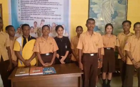 Sambut Baik Program MBG, Ketua OSIS SMA YPK Oikumene Sampaikan Terimakasih Pada Presiden