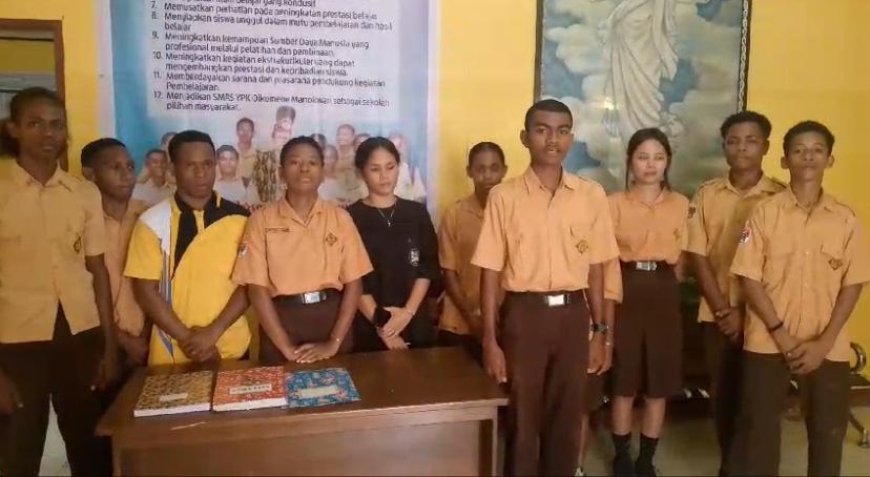 Sambut Baik Program MBG, Ketua OSIS SMA YPK Oikumene Sampaikan Terimakasih Pada Presiden