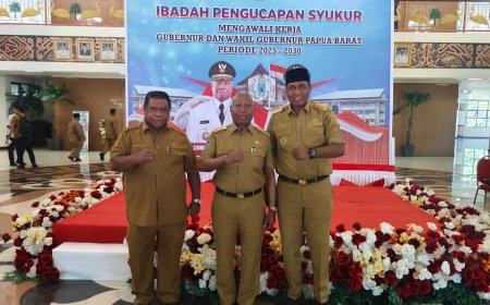 Pemerintah Papua Barat Laksanakan Doa Bersama Awali Kerja Gubernur dan Wagub