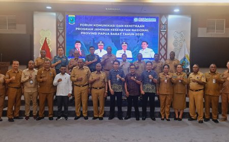 Berikut Pesan Dominggus Pada Forum Komunikasi dan Kemitraan JKN