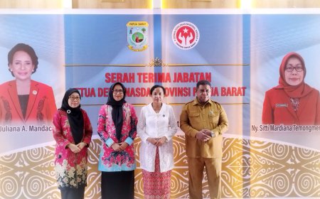 Juliana Mandacan Kembali Nahkodai Dekranasda Papua Barat