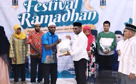 Festival Ramadan, Kanwil Kemenag dan Lembaga Amil Zakat Papua Barat Salurkan 5.822 Bingkisan
