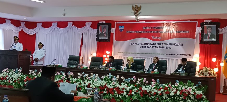 Pidato Bupati Manokwari Pada Rapat Paripurna DPRK Manokwari