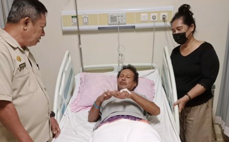 Perkuat Hubungan Kekeluargaan, PP Polri Papua Barat Kunjungi Anggotanya yang Sakit