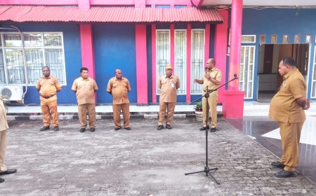 Janji Wagub Lakotani Apel Pagi dan Sidak OPD, Giliran Perdana Disperindag Papua Barat