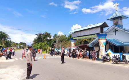 1.204 Personil Amankan Ibadah Jumat Agung di Papua Barat dan PBD