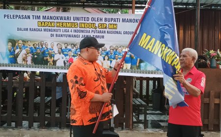Mugiyono Lepas Tim Manokwari Unitet FC Ikuti Liga 4 Nasional
