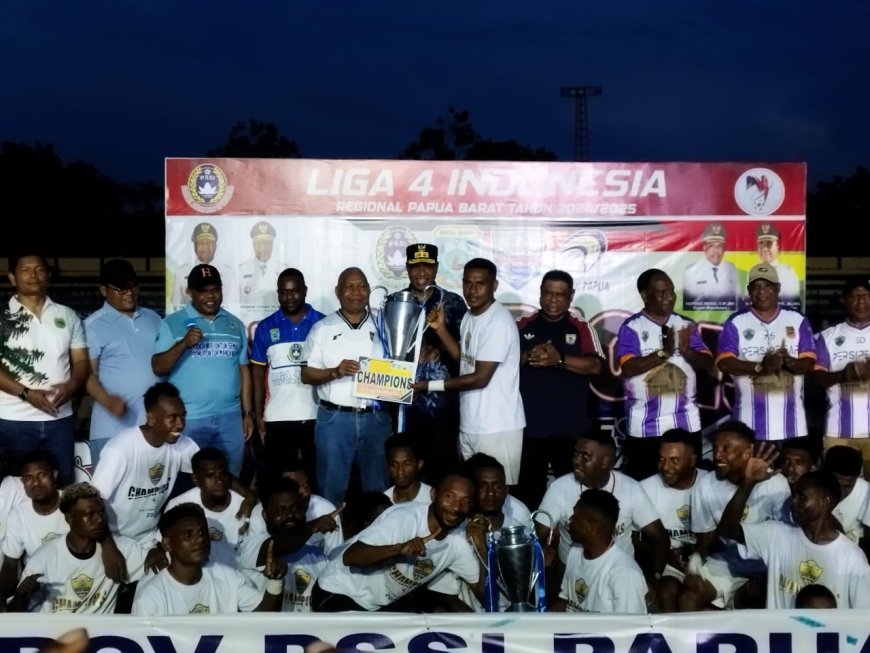 Menang 1-0 Atas Manokwari United, Persipegaf Juarai Liga 4 Regional Papua Barat