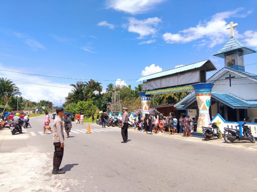 1.204 Personil Amankan Ibadah Jumat Agung di Papua Barat dan PBD
