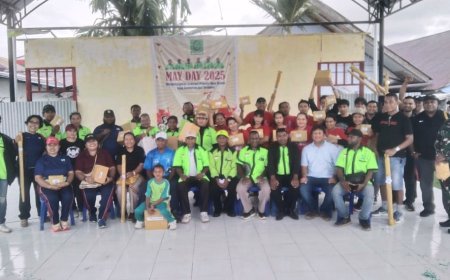 SBSI 1992 Papua Barat Gelar Jalan Santai Peringati May Day