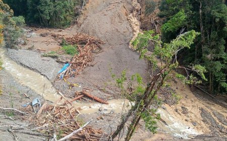 Banjir Bandang Dan Tanah Longsor di Pegaf Memakan Korban