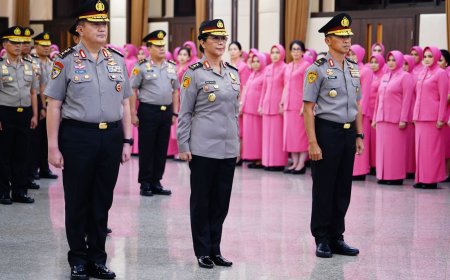 49 Perwira Tinggi Polri Naik Pangkat, Dua Naik Menjadi Komjen