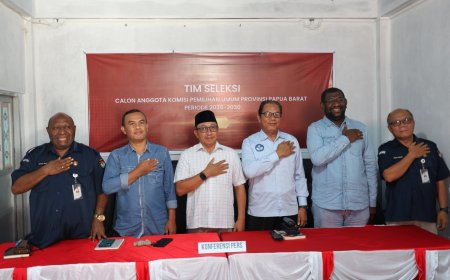 Timsel Umumkan Calon Komisioner KPU PB Hasil Penelitian Administrasi
