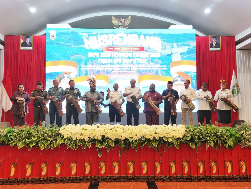Buka Musrenmbang RKPD 2026, Gubernur Mandacan Tekankan Tujuh Prioritas Pembangunan Daerah