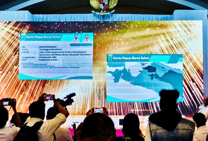 Harap OAP Terjamin Kesehatannya, Gubernur Luncurkan Kartu Papua Barat Sehat