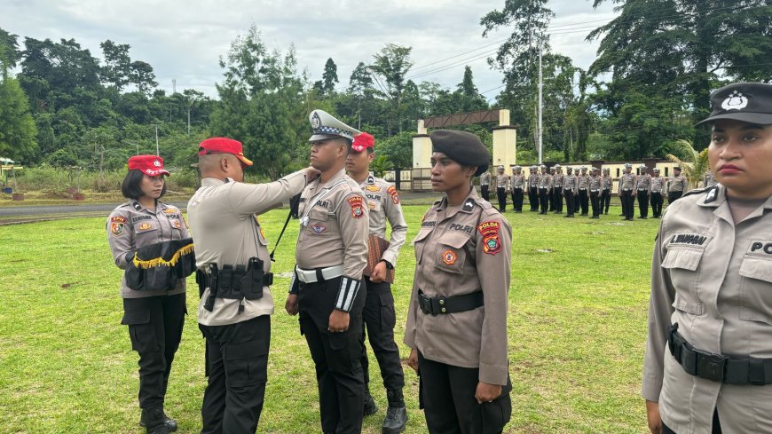 SPN Polda Papua Barat Gelar Upacara Pembukaan Dikbangspess Bintara Dasar