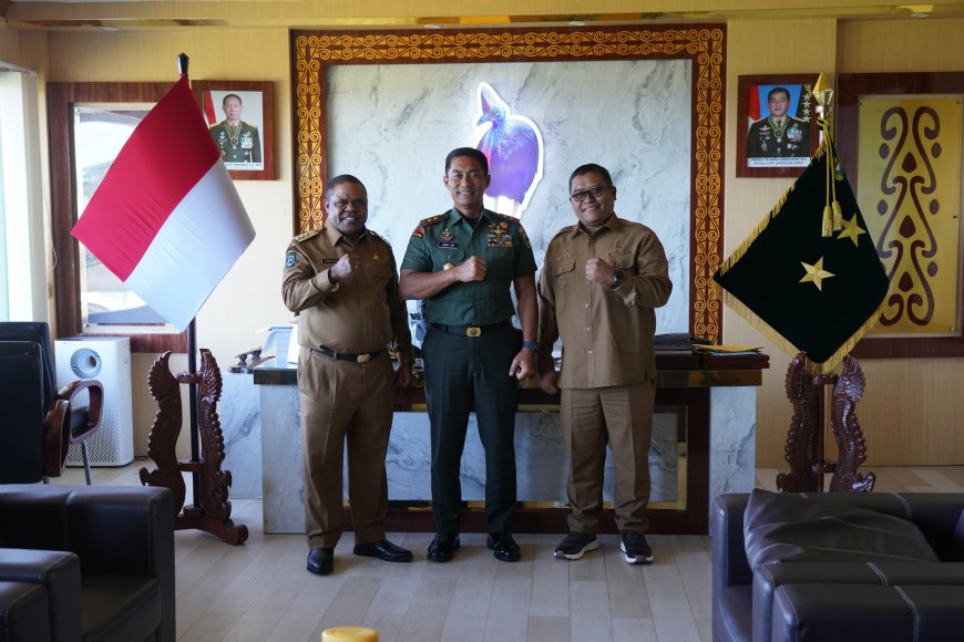 Kodam Kasuari dan Pemda Manokwari Bangun Bersinergi Percepat Pembangunan Daerah