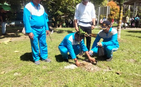 CPNS Kanwil Agama Papua Barat Tanam Pohon di Pulau Mansinam
