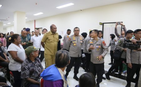 Sambut HUT Bhayangkara ke-79, Polda Papua Barat Gelar Bakti Kesehatan
