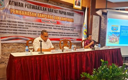 DPRP Papua Barat Boboti Rencana Sosialisasi Perda Pertambangan Rakyat
