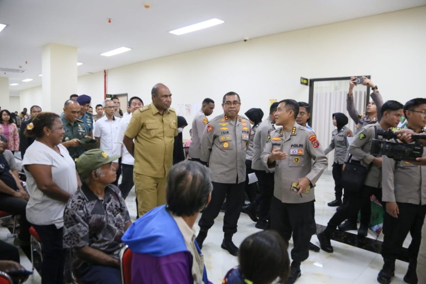Sambut HUT Bhayangkara ke-79, Polda Papua Barat Gelar Bakti Kesehatan