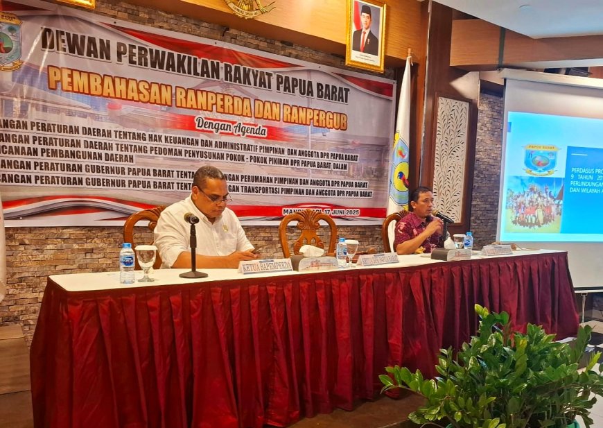 DPRP Papua Barat Boboti Rencana Sosialisasi Perda Pertambangan Rakyat