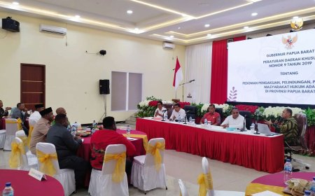 Sosialisasi 3 Perda, DPRP Papua Barat Harap DPRK Manokwari Lahirkan Peraturan Turunan