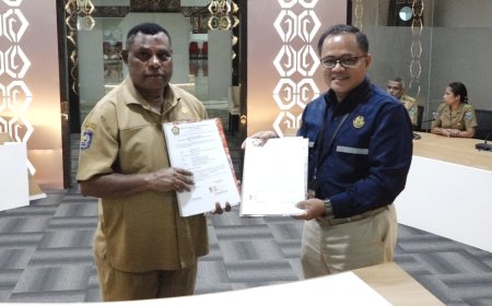 Pemprov Papua Barat dan Kantor Inspektorat Tambang Tandatangani MoU