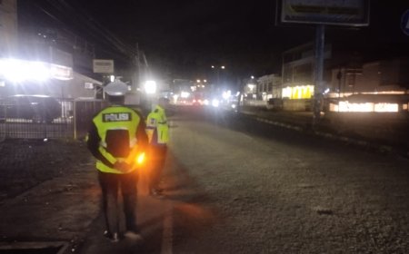 Blue Light Patrol PJR Polda Papua Barat Cegah Aksi Balap Liar di Manokwari