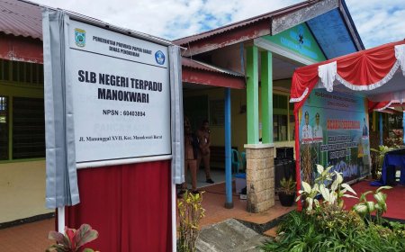 Pemprov Papua Barat Resmi Ubah  Status SLB Panca Kasih Menjadi SLB Negeri Terpadu Manokwari