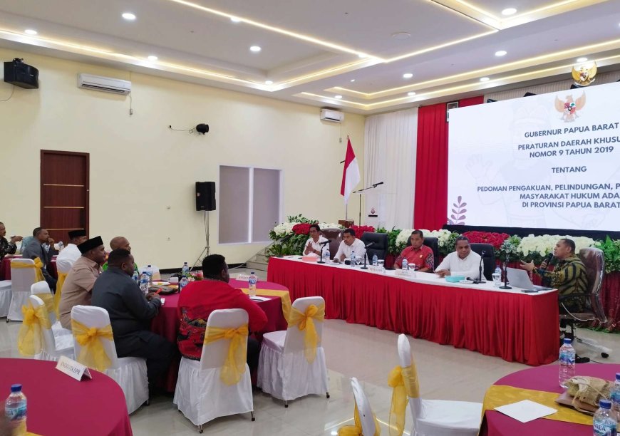 Sosialisasi 3 Perda, DPRP Papua Barat Harap DPRK Manokwari Lahirkan Peraturan Turunan