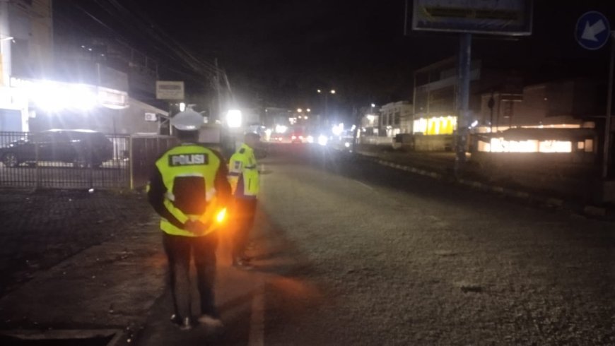 Blue Light Patrol PJR Polda Papua Barat Cegah Aksi Balap Liar di Manokwari