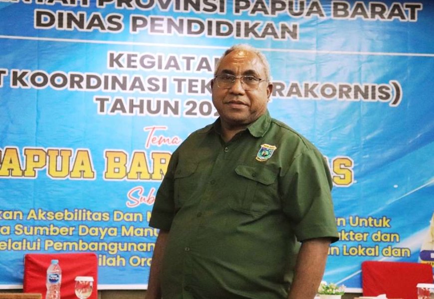 Rakornis Bidang Pendidikan Papua Barat 2025, Samakan Persepsi Menuju Papua Cerdas 2045
