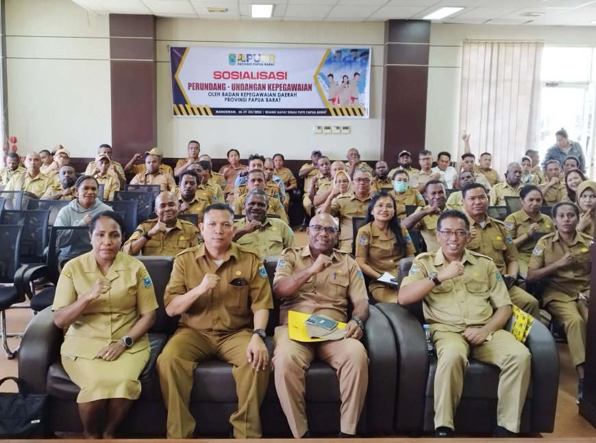 Tingkatkan Pemahaman Aturan, ASN Dinas PUPR Ikuti Sosialisasi Undang-Undang Kepegawaian