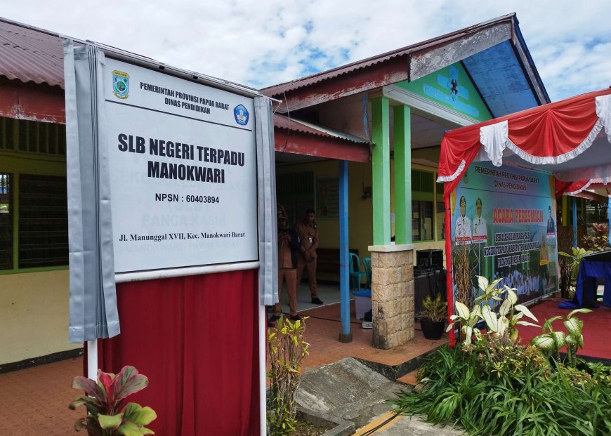 Pemprov Papua Barat Resmi Ubah Status SLB Panca Kasih Menjadi SLB Negeri Terpadu Manokwari