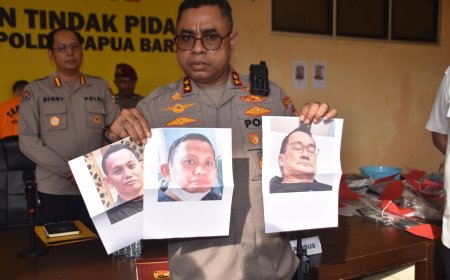 Polda Papua Barat Kejar Dua DPO Jaringan Tambang Emas Ilegal