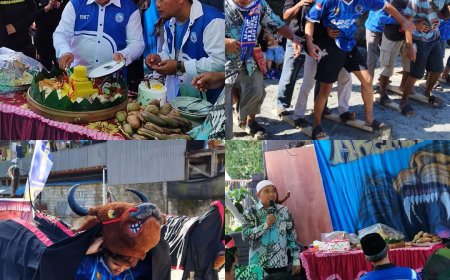 Arema Manokwari Gelar Munajat dan Pertujukan Kesenian Bantengan di Momen HUT-RI ke-80 Tahun