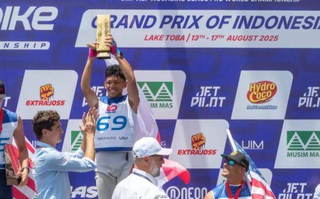 Ketum IMI Bamsoet Apresiasi Juara Dunia Aquabike Termuda dari Indonesia Boanerges Ratag