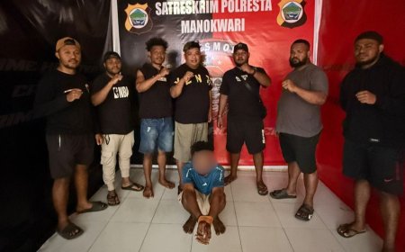 Polresta Manokwari Tangkap Pelaku Curat, Satu Masih Diburu