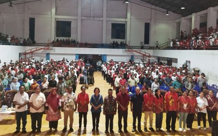 670 Peserta PKKMB Resmi Sandang Status Sebagai Mahasiswa STIH Manokwari
