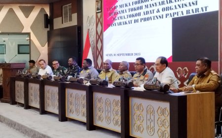 Tatap Muka Bersama Forkopimda, Toma, Toga, Toda dan Ormas Hasilkan 8 Maklumat Sikapi Kondisi Sosial di Papua Barat