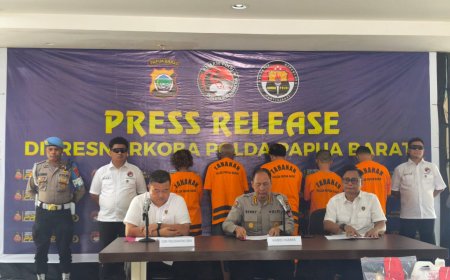 Polda Papua Barat Ungkap Tiga Kasus Narkoba dan Miras Oplosan