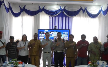 Ditlantas Polda Papua Barat Gelar Syukuran HUT Lalu Lintas Bhayangkara ke-70