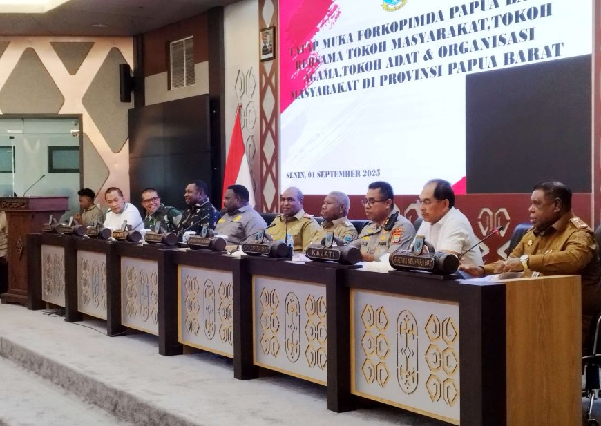Tatap Muka Bersama Forkopimda, Toma, Toga, Toda dan Ormas Hasilkan 8 Maklumat Sikapi Kondisi Sosial di Papua Barat