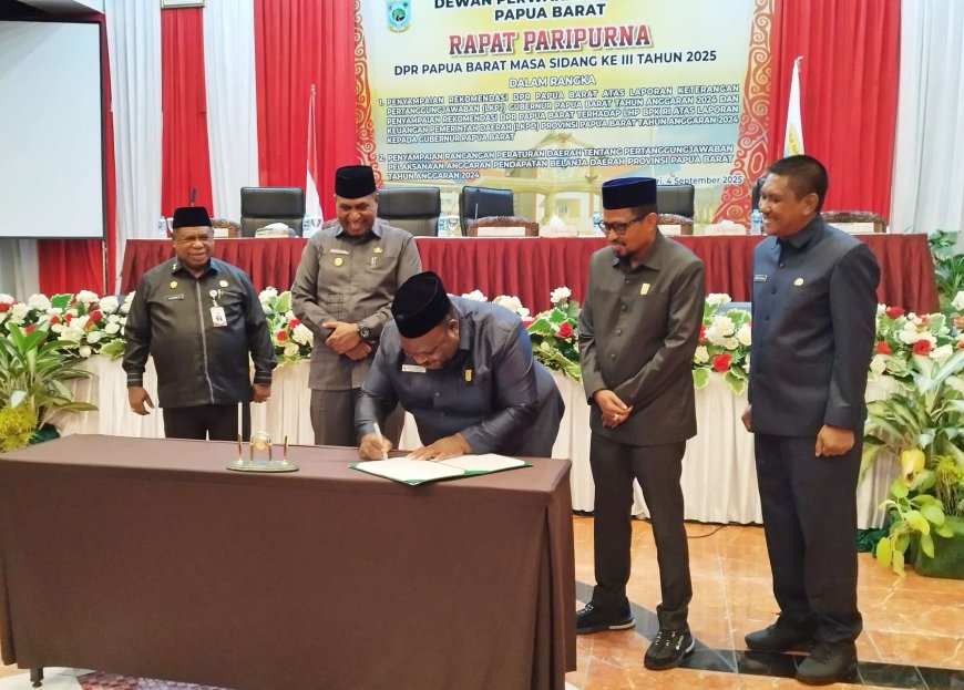 Rekomendasi DPRP Soal Sejumlah Temuan BPK RI Atas LKPD Papua Barat 2024