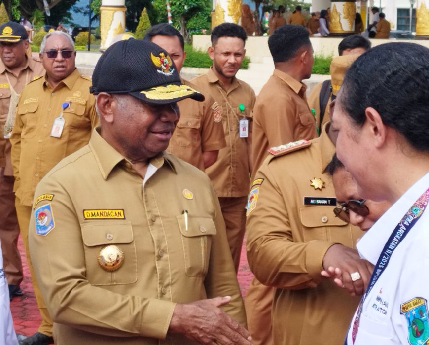Final! Hari Ini Gubernur Tandatangani dan Serahkan Daftar 1.002 CASN Honorer Papua Barat