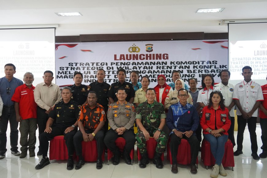 Polda Papua Barat Gelar Rapat Bahas Ketahanan Pangan