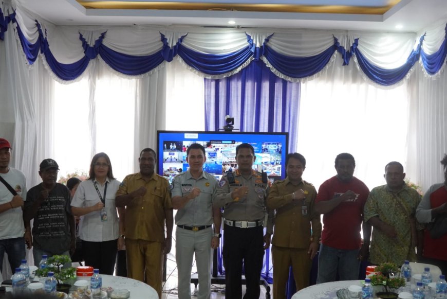 Ditlantas Polda Papua Barat Gelar Syukuran HUT Lalu Lintas Bhayangkara ke-70
